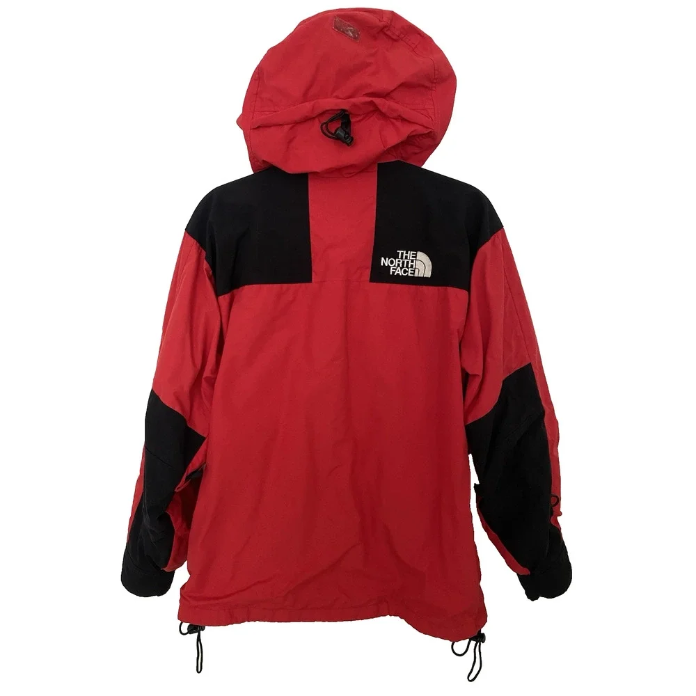 The North Face Red and Black Hooded Gore-Tex Jacket